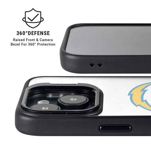 NFL Los Angeles Chargers Distressed iPhone 14 Kickstand Case